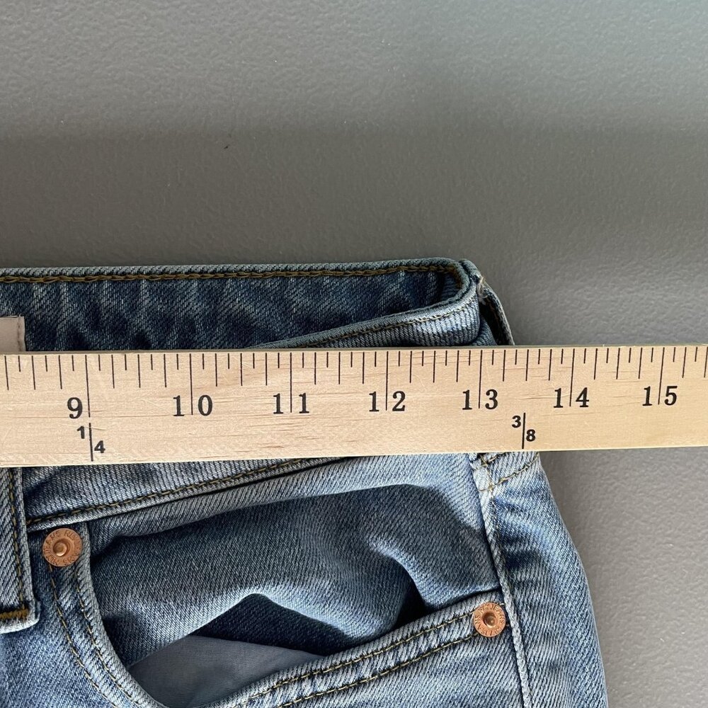 Nelly Jeans Womens EU 32 US 0 Blue Low Waist Straight Leg Denim Casual Y2k - Picture 7 of 10